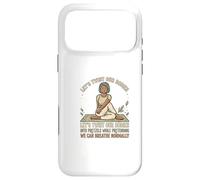 Carcasa para iPhone 17 Pro MAX Respira Yoga irónico Normal Pose Hobby Meditación