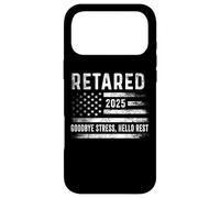 Carcasa para iPhone 17 Pro MAX Retired 2025 Goodbye Stress Hello Rest Retirement Men Women