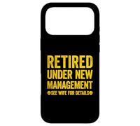 Carcasa para iPhone 17 Pro MAX Retired Under New Management See Wife For Details