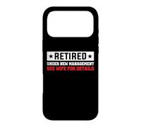 Carcasa para iPhone 17 Pro MAX Retired Under New Management See Wife For Details