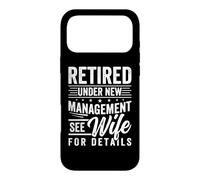 Carcasa para iPhone 17 Pro MAX Retired Under New Management See Wife For Details