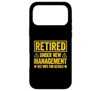 Carcasa para iPhone 17 Pro MAX Retired Under New Management See Wife For Details