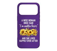 Carcasa para iPhone 17 Pro MAX Retirement A Wise Woman Once Said I'm Outta Here Im Retired