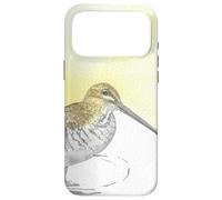 Carcasa para iPhone 17 Pro MAX Retrato de pájaro de Acuarela Snipe de Wilson
