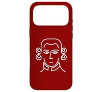 Carcasa para iPhone 17 Pro MAX Retrato Minimalista Mozart Amante de la música clásica