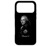 Carcasa para iPhone 17 Pro MAX Retrato Negro de Friedrich I Monarca de Prusia
