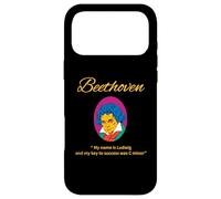 Carcasa para iPhone 17 Pro MAX Retrato Retro de Beethoven con un Juego de Palabras hilarante