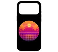 Carcasa para iPhone 17 Pro MAX Retro 80s Vaporwave Palm Trees Sunset - Synthwave Art tee