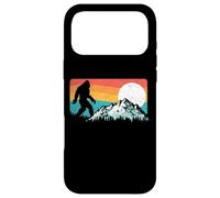 Carcasa para iPhone 17 Pro MAX Retro Bigfoot Silhouette Rocky Mountains 80s Graphic