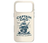 Carcasa para iPhone 17 Pro MAX Retro Capitán Papá Barco Viejo, No Motín Permitido Humor Ambiente