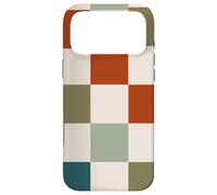 Carcasa para iPhone 17 Pro MAX Retro Checkered Checker Abstract Geometric Checkerboard