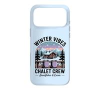 Carcasa para iPhone 17 Pro MAX Retro Christmas Winter Vibes Ski Vacation Chalet Crew