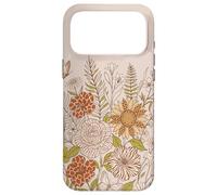 Carcasa para iPhone 17 Pro MAX Retro Floral Animal Print Butterfly Boho Flowers Aesthetic