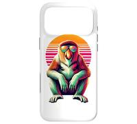 Carcasa para iPhone 17 Pro MAX Retro Gafas De Sol Mono Narigudo