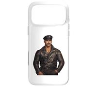 Carcasa para iPhone 17 Pro MAX Retro Gay Leather Daddy Bear - Cuero Dom Biker Man