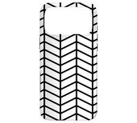 Carcasa para iPhone 17 Pro MAX Retro Geometric Minimalist Monochrome White Black 60s Scandi