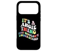 Carcasa para iPhone 17 Pro MAX Retro Groovy es una Cosa Angie Que no entenderías