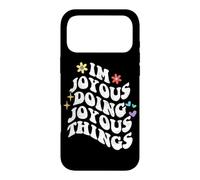 Carcasa para iPhone 17 Pro MAX Retro Groovy Im Joyous Doing Joyous Things Funny Mother