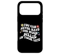 Carcasa para iPhone 17 Pro MAX Retro Groovy Nunca Puedes Tener Demasiado Billie En Tu Vida