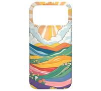 Carcasa para iPhone 17 Pro MAX Retro Hippie & Groovy Patrón y Paisaje Amanecer