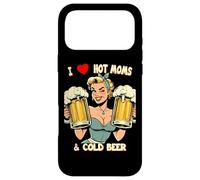 Carcasa para iPhone 17 Pro MAX Retro I Love Hot Moms y Cold Beer