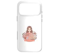 Carcasa para iPhone 17 Pro MAX Retro Love Lace Votos Nupcial Romance Diseño