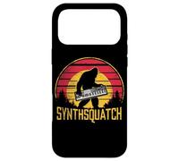 Carcasa para iPhone 17 Pro MAX Retro Synthsquatch Música Sintetizador Amante Atardecer Vintage