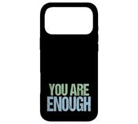 Carcasa para iPhone 17 Pro MAX Retro Vintage Mens Tú Eres tú y eso es Suficiente