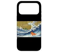 Carcasa para iPhone 17 Pro MAX Retro Vintage Surfing Ruby Cavalier King Charles Dog Lover