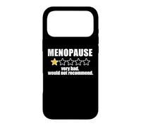Carcasa para iPhone 17 Pro MAX REVISIÓN DE LA MENOPAUSIA Muy Malo No recomendaría Star Rate Meme