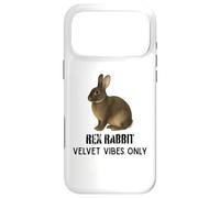 Carcasa para iPhone 17 Pro MAX Rex Rabbit Velvet Vibes Solo para fanáticos de Mascotas y Animales
