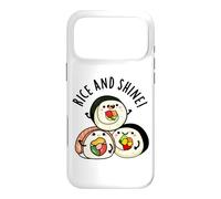 Carcasa para iPhone 17 Pro MAX Rice and Shine Divertido Juego de Palabras de Sushi