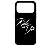 Carcasa para iPhone 17 Pro MAX Ride or Die Motocicleta Amante Motocicleta Biker Fan Rider