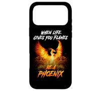 Carcasa para iPhone 17 Pro MAX Rising Phoenix Flames Fire Bird Renacimiento Mítico Amante Regalo