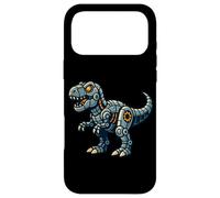 Carcasa para iPhone 17 Pro MAX Robótica T Rex Cartoon Dinosaur Tech Style