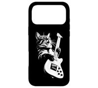 Carcasa para iPhone 17 Pro MAX Rock Cat Playing Guitar - Funny Guitar Cat