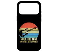Carcasa para iPhone 17 Pro MAX Rock The Test Don't Stress Test Day, Divertido día de exámenes, Profesor