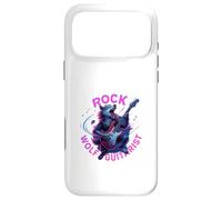 Carcasa para iPhone 17 Pro MAX Rock Wolf Guitarra Eléctrica Furia