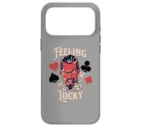 Carcasa para iPhone 17 Pro MAX Rockabilly Feeling Lucky Devil Dice 50 Retro Vintage Casino