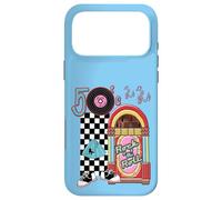 Carcasa para iPhone 17 Pro MAX Rockabilly Lets Go To The Hop 1950's Classic Jukebox Azul