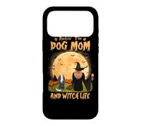 Carcasa para iPhone 17 Pro MAX Rocking The Dog Mom and Witch Life Cavalier Halloween