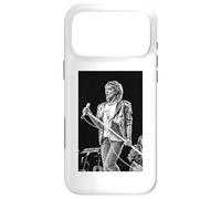 Carcasa para iPhone 17 Pro MAX Rod Stewart Live Mic Stand Pose Caras por Allan Ballard