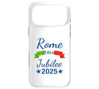 Carcasa para iPhone 17 Pro MAX Roma Italia Bandera Italia Souvenir Roma 2025 Jubileo Peregrinación