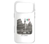 Carcasa para iPhone 17 Pro MAX Roma Italia Monumentos Arte Romano Coliseo Viaje Souvenir