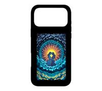 Carcasa para iPhone 17 Pro MAX Romántico Pareja Sol Luna Amor Celestial Unión Estrel