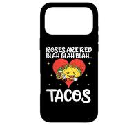 Carcasa para iPhone 17 Pro MAX Roses Are Red Tacos Shirt Blah Blah Blah Shirt Mexican Food