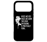 Carcasa para iPhone 17 Pro MAX Roses Red Pages Are Worn Dark Romance Reading Smut Reader