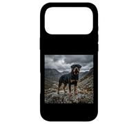 Carcasa para iPhone 17 Pro MAX Rottweiler Montaña Paisaje Dramático Cielo Escena al Aire Libre