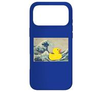 Carcasa para iPhone 17 Pro MAX Rubber Duck on The Great Wave Off Kanagawa