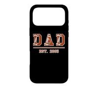 Carcasa para iPhone 17 Pro MAX Rugby Papá Desde 2005 Cumpleaños Día del Padre Vintage